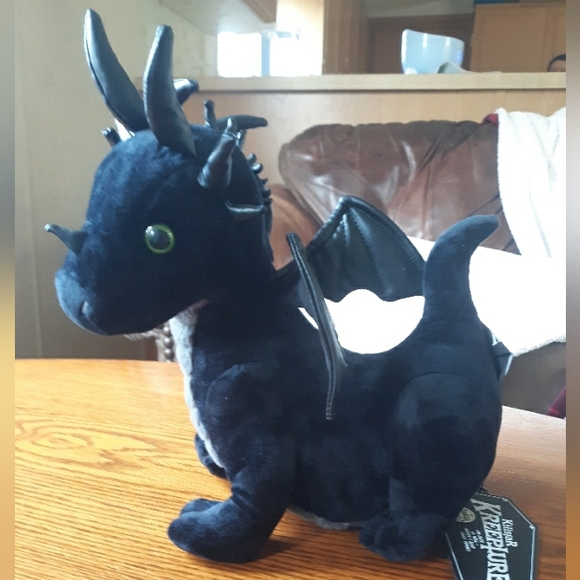 Killstar Black Two-Headed Dragon Plush - Picture 2 of 6